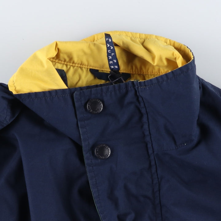 Ralph Lauren CHAPS windbreaker, made in Russia, men's size L polyester navy blue type Vintage Second Hand