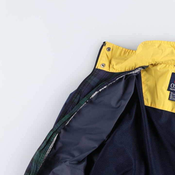 Ralph Lauren CHAPS windbreaker, made in Russia, men's size L polyester navy blue type Vintage Second Hand