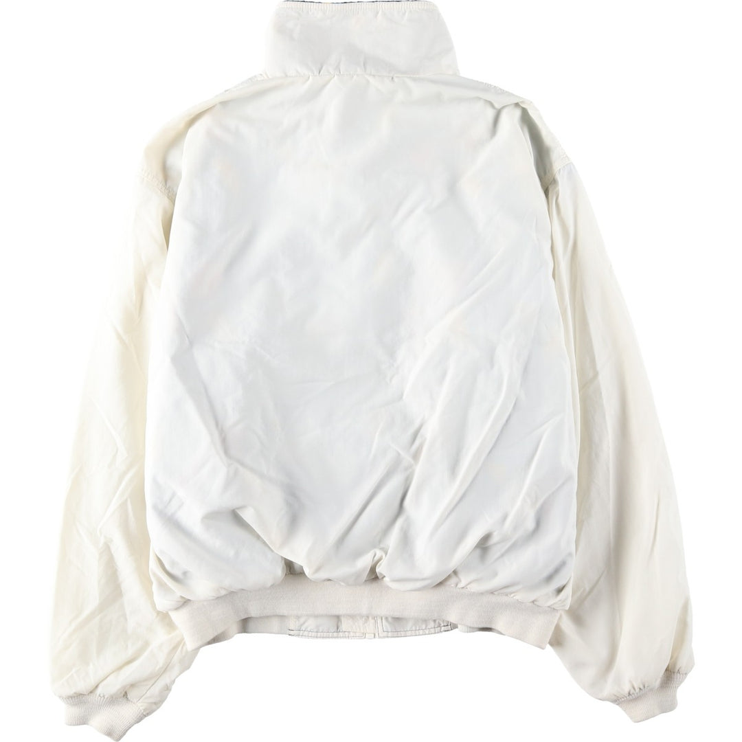 Vintage 80s-90'S Eddie Bauer nylon jacket with black tag, made in USA, men's size XL Nylon white type Vintage Second Hand