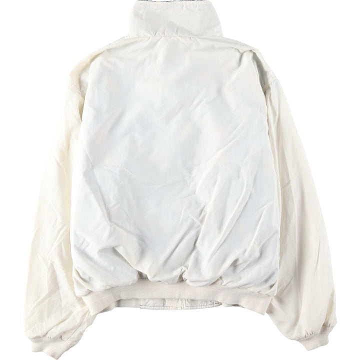 Vintage 80s-90'S Eddie Bauer nylon jacket with black tag, made in USA, men's size XL Nylon white type Vintage Second Hand
