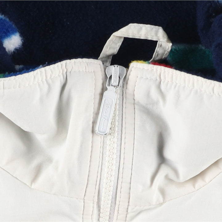 Vintage 80s-90'S Eddie Bauer nylon jacket with black tag, made in USA, men's size XL Nylon white type Vintage Second Hand
