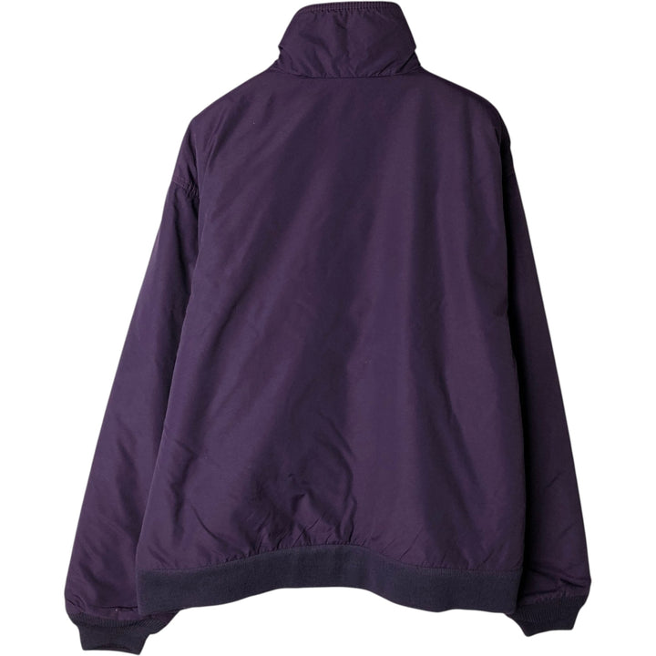 Vintage LLBean Warm-up Jacket from the 1980'S and 1990s, a padded puffer jacket, size L, for men. unclear purple type Vintage Second Hand
