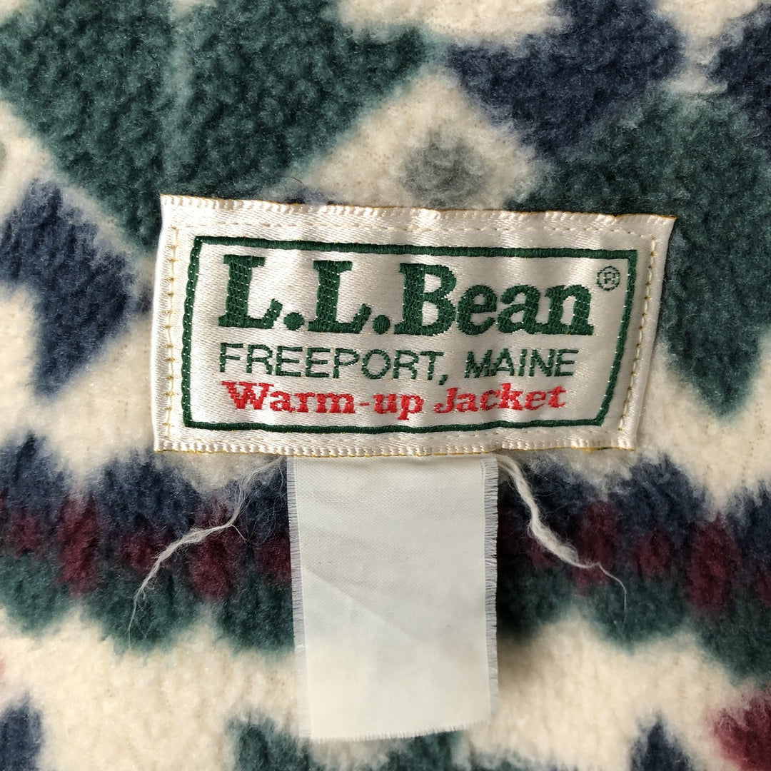 Vintage LLBean Warm-up Jacket from the 1980'S and 1990s, a padded puffer jacket, size L, for men. unclear purple type Vintage Second Hand