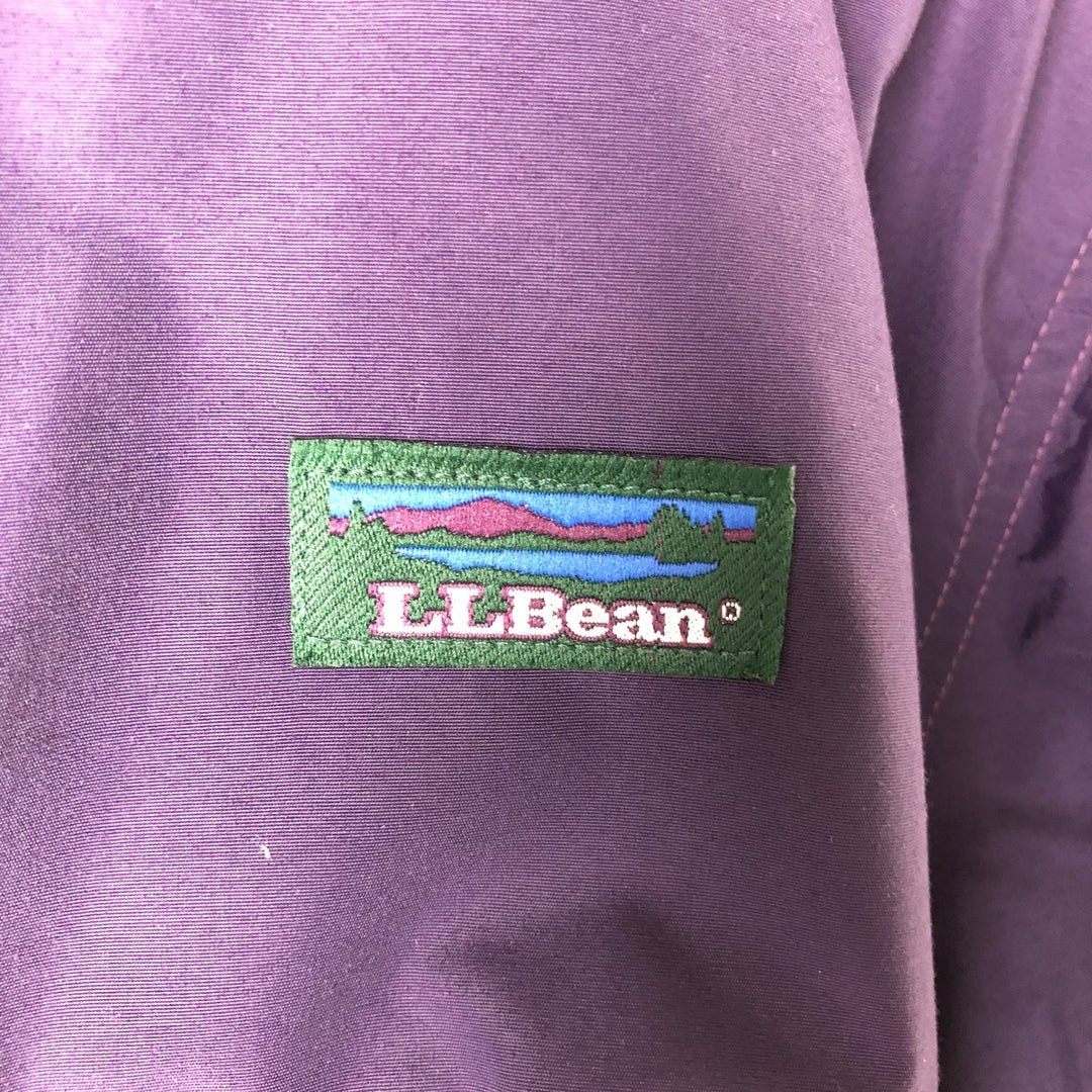 Vintage LLBean Warm-up Jacket from the 1980'S and 1990s, a padded puffer jacket, size L, for men. unclear purple type Vintage Second Hand