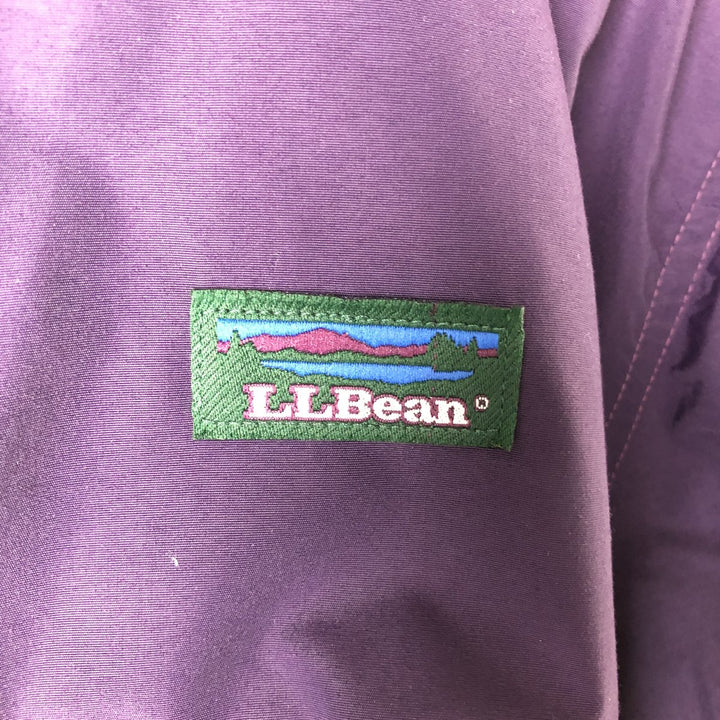 Vintage LLBean Warm-up Jacket from the 1980'S and 1990s, a padded puffer jacket, size L, for men. unclear purple type Vintage Second Hand