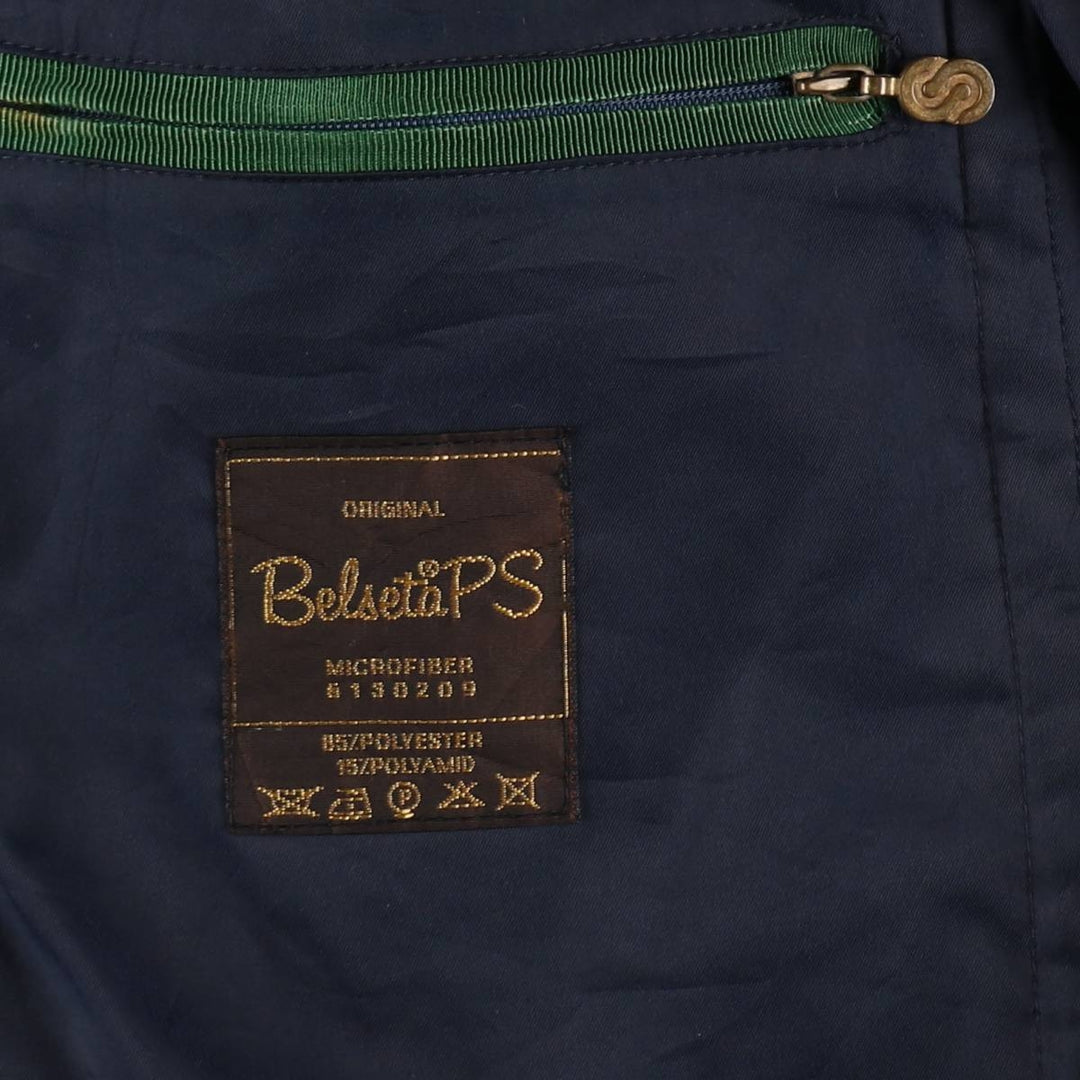 SCHNEIDERS Blouson, Men's Size XL polyester navy blue type Vintage Second Hand