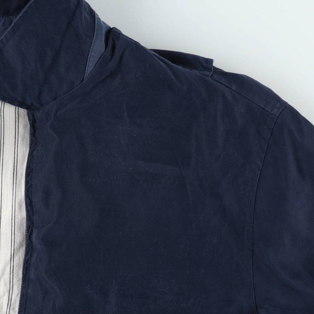 90'S Nautica collared blouson, men's size M equivalent, vintage. Nylon navy blue type Vintage Second Hand