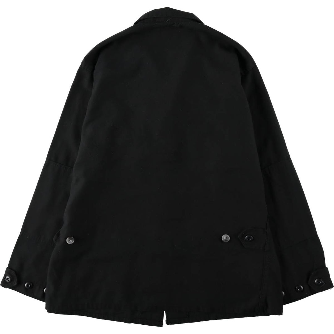 Civilian-made ATLANCO BDU military jacket, made in the USA, men's size L equivalent. cotton black type Vintage Second Hand