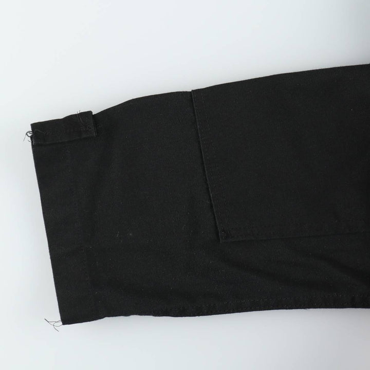 Civilian-made ATLANCO BDU military jacket, made in the USA, men's size L equivalent. cotton black type Vintage Second Hand