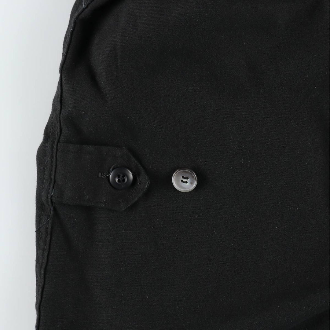 Civilian-made ATLANCO BDU military jacket, made in the USA, men's size L equivalent. cotton black type Vintage Second Hand
