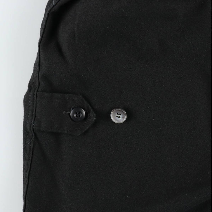 Civilian-made ATLANCO BDU military jacket, made in the USA, men's size L equivalent. cotton black type Vintage Second Hand