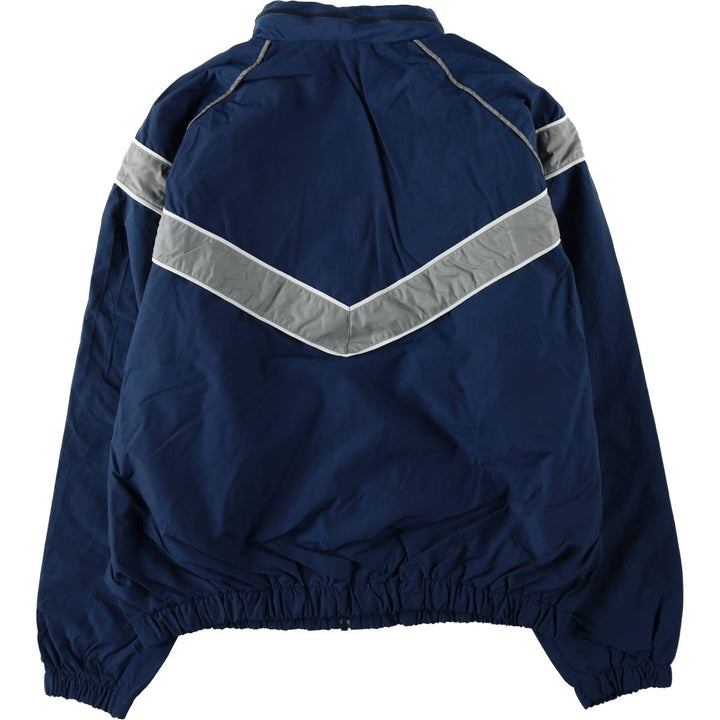 00'S US Military USAIR FORCE SKILCRAFT PTU Training Jacket Nylon Jacket Made in USA LARGE Nylon navy blue type Vintage Second Hand