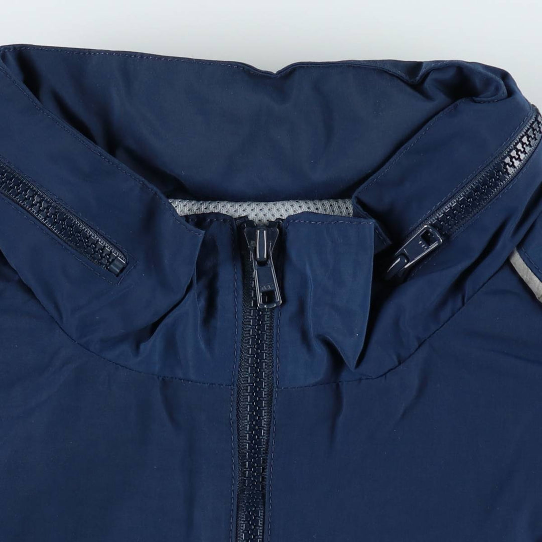 00'S US Military USAIR FORCE SKILCRAFT PTU Training Jacket Nylon Jacket Made in USA LARGE Nylon navy blue type Vintage Second Hand