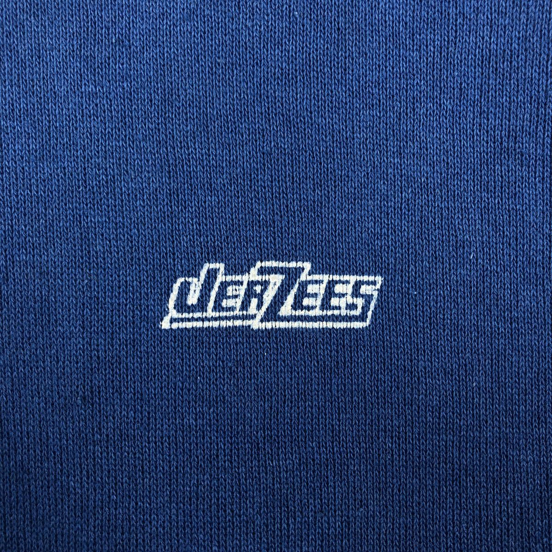 80s-90'S Jerzees Sweat Vest, Made in USA, Men's XL equivalent, Vintage polyester blue type Vintage Second Hand