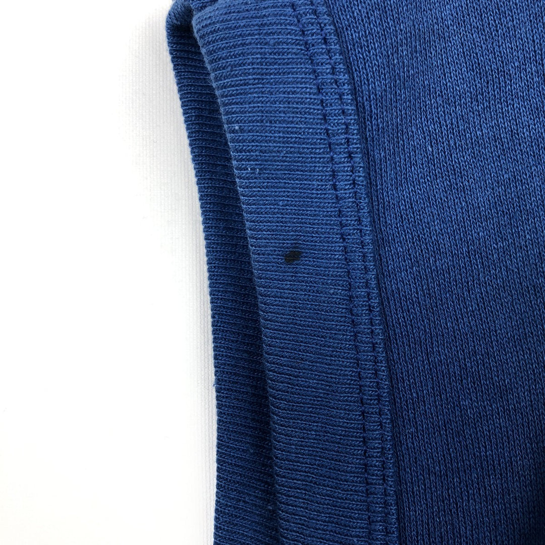 80s-90'S Jerzees Sweat Vest, Made in USA, Men's XL equivalent, Vintage polyester blue type Vintage Second Hand