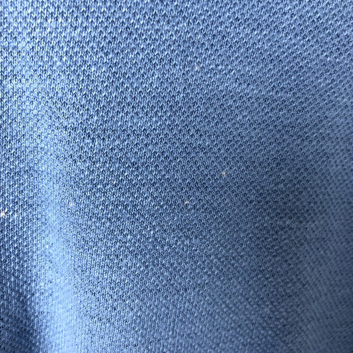 Ralph Lauren POLO by Ralph Lauren short sleeve polo shirt, men's XL size linen Blue type light blue Vintage Second Hand
