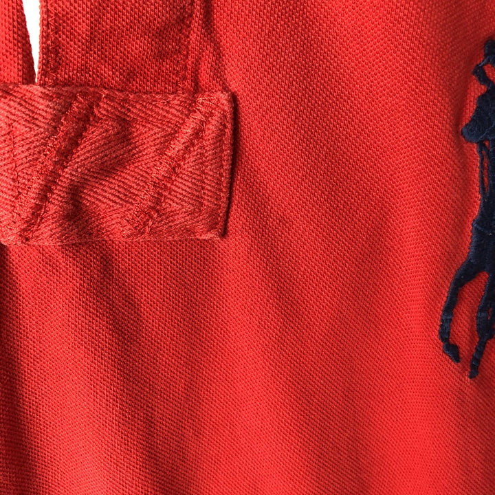 Ralph Lauren POLO by Ralph Lauren Big Pony Short Sleeve Rugby Shirt Men's XL cotton red type Vintage Second Hand