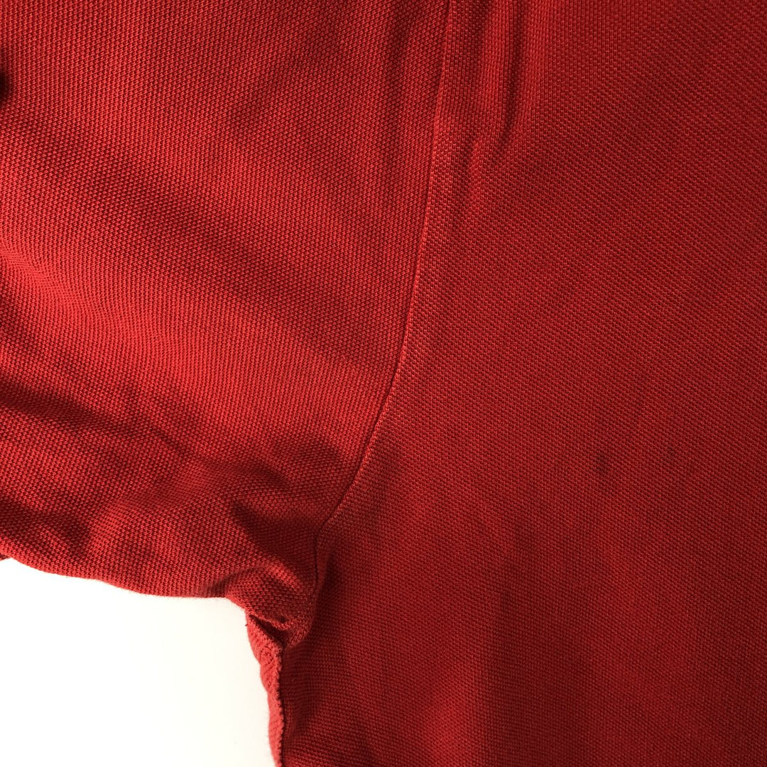 Ralph Lauren POLO by Ralph Lauren Big Pony Short Sleeve Rugby Shirt Men's XL cotton red type Vintage Second Hand
