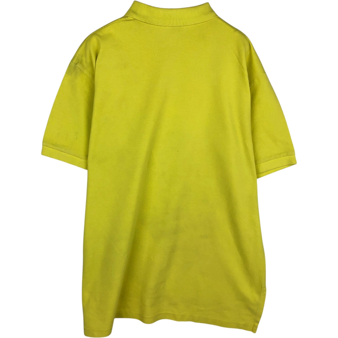 Ralph Lauren POLO by Ralph Lauren short sleeve polo shirt, men's size L cotton yellow type Vintage Second Hand