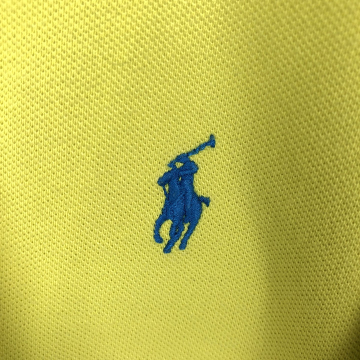 Ralph Lauren POLO by Ralph Lauren short sleeve polo shirt, men's size L cotton yellow type Vintage Second Hand