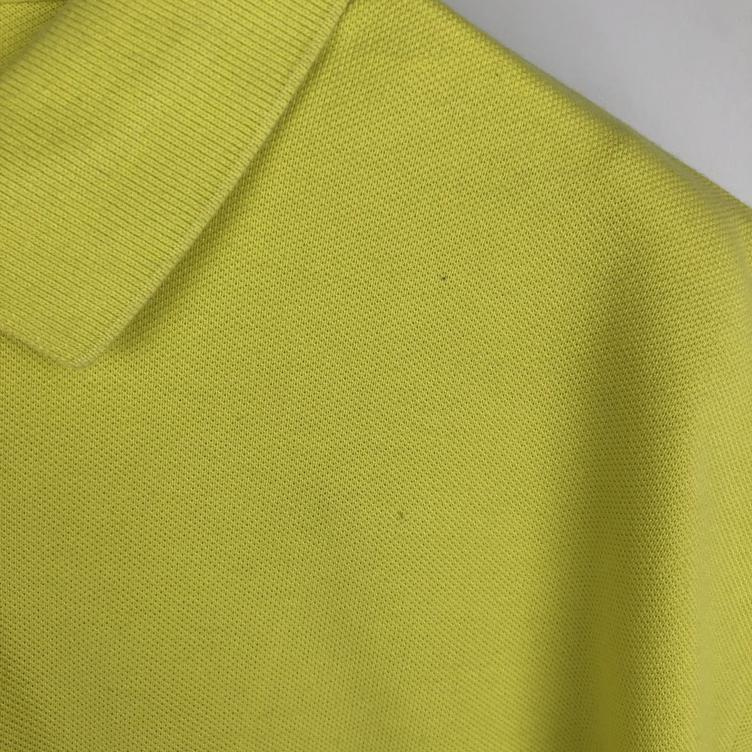 Ralph Lauren POLO by Ralph Lauren short sleeve polo shirt, men's size L cotton yellow type Vintage Second Hand
