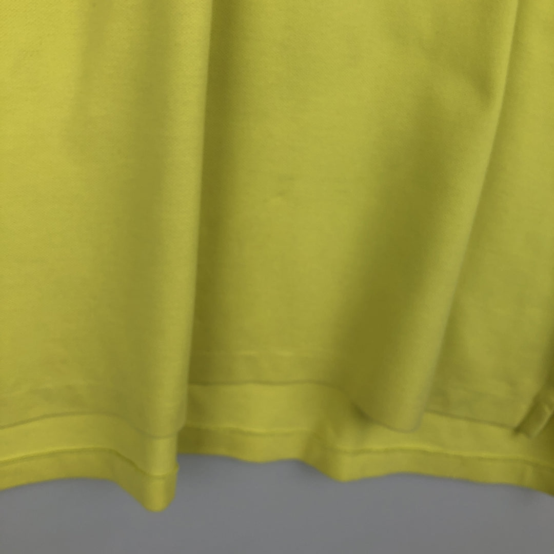 Ralph Lauren POLO by Ralph Lauren short sleeve polo shirt, men's size L cotton yellow type Vintage Second Hand
