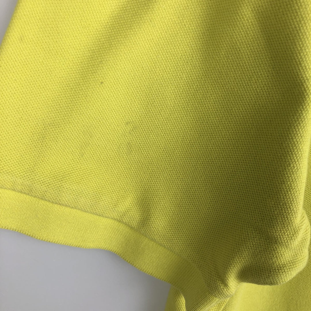 Ralph Lauren POLO by Ralph Lauren short sleeve polo shirt, men's size L cotton yellow type Vintage Second Hand