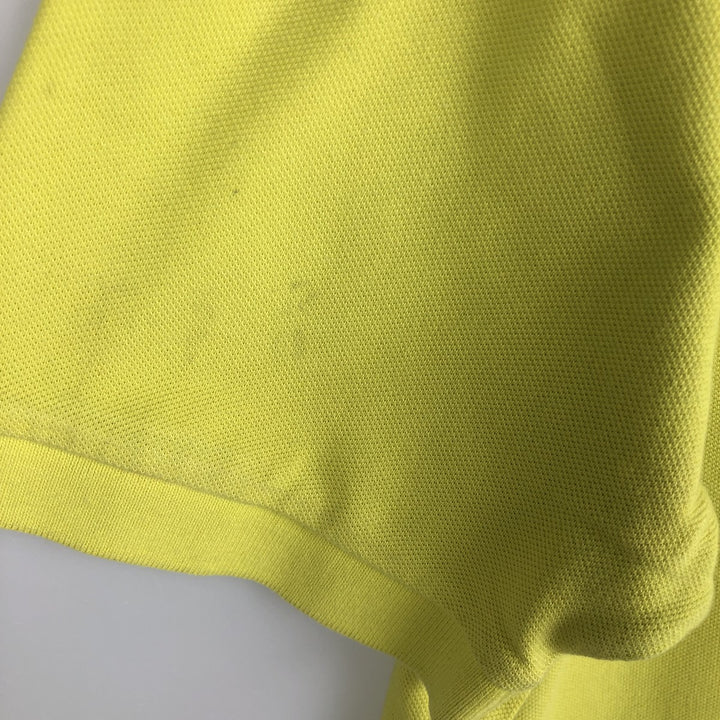 Ralph Lauren POLO by Ralph Lauren short sleeve polo shirt, men's size L cotton yellow type Vintage Second Hand