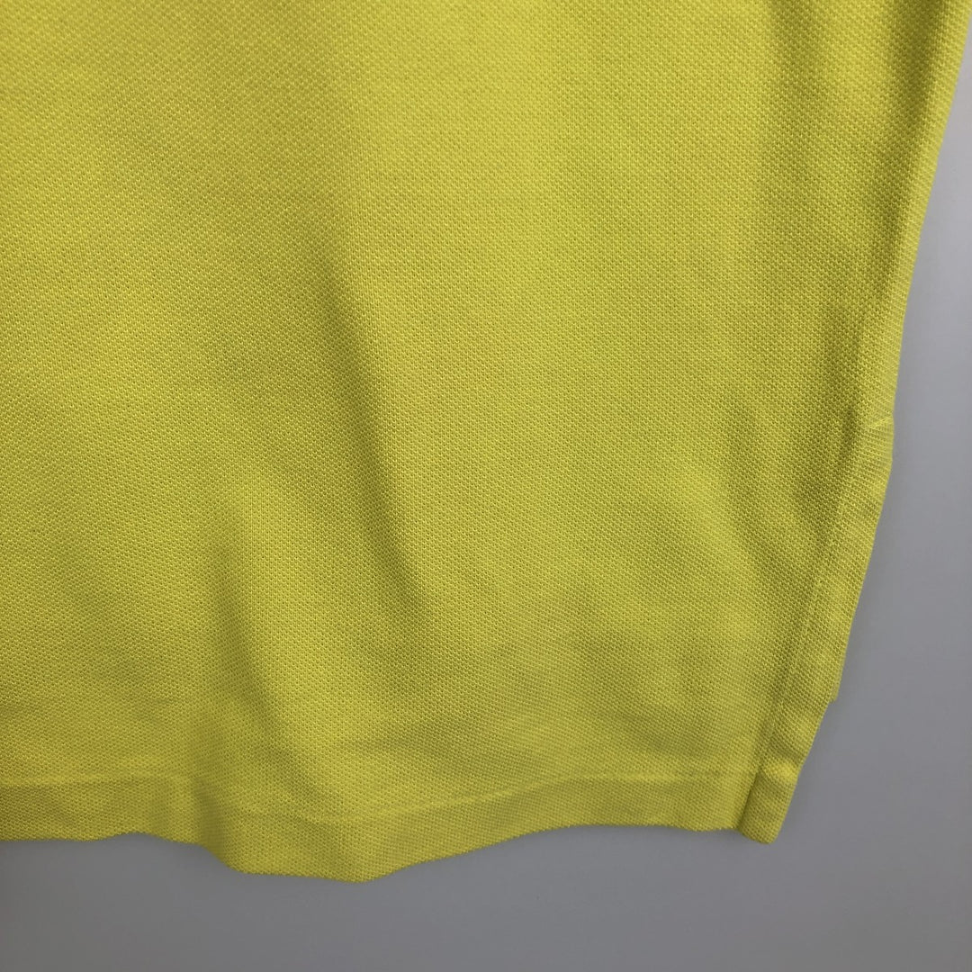 Ralph Lauren POLO by Ralph Lauren short sleeve polo shirt, men's size L cotton yellow type Vintage Second Hand