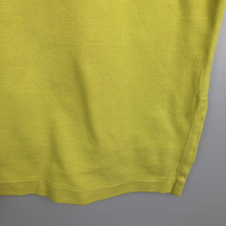 Ralph Lauren POLO by Ralph Lauren short sleeve polo shirt, men's size L cotton yellow type Vintage Second Hand