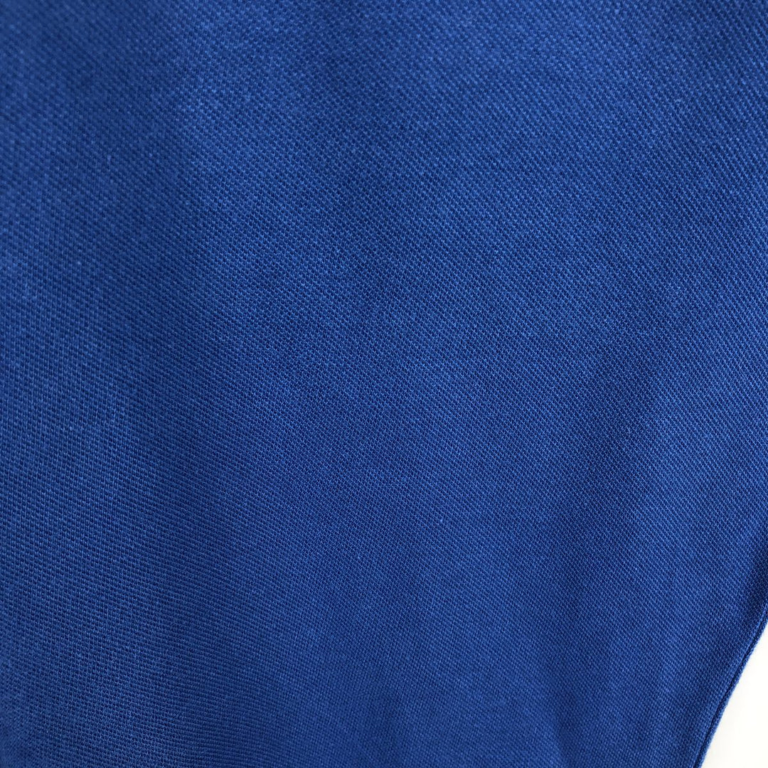 Lacoste short sleeve polo shirt for men, equivalent to XXL cotton blue type Vintage Second Hand
