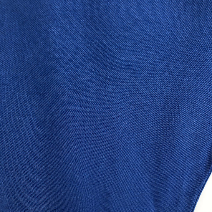 Lacoste short sleeve polo shirt for men, equivalent to XXL cotton blue type Vintage Second Hand