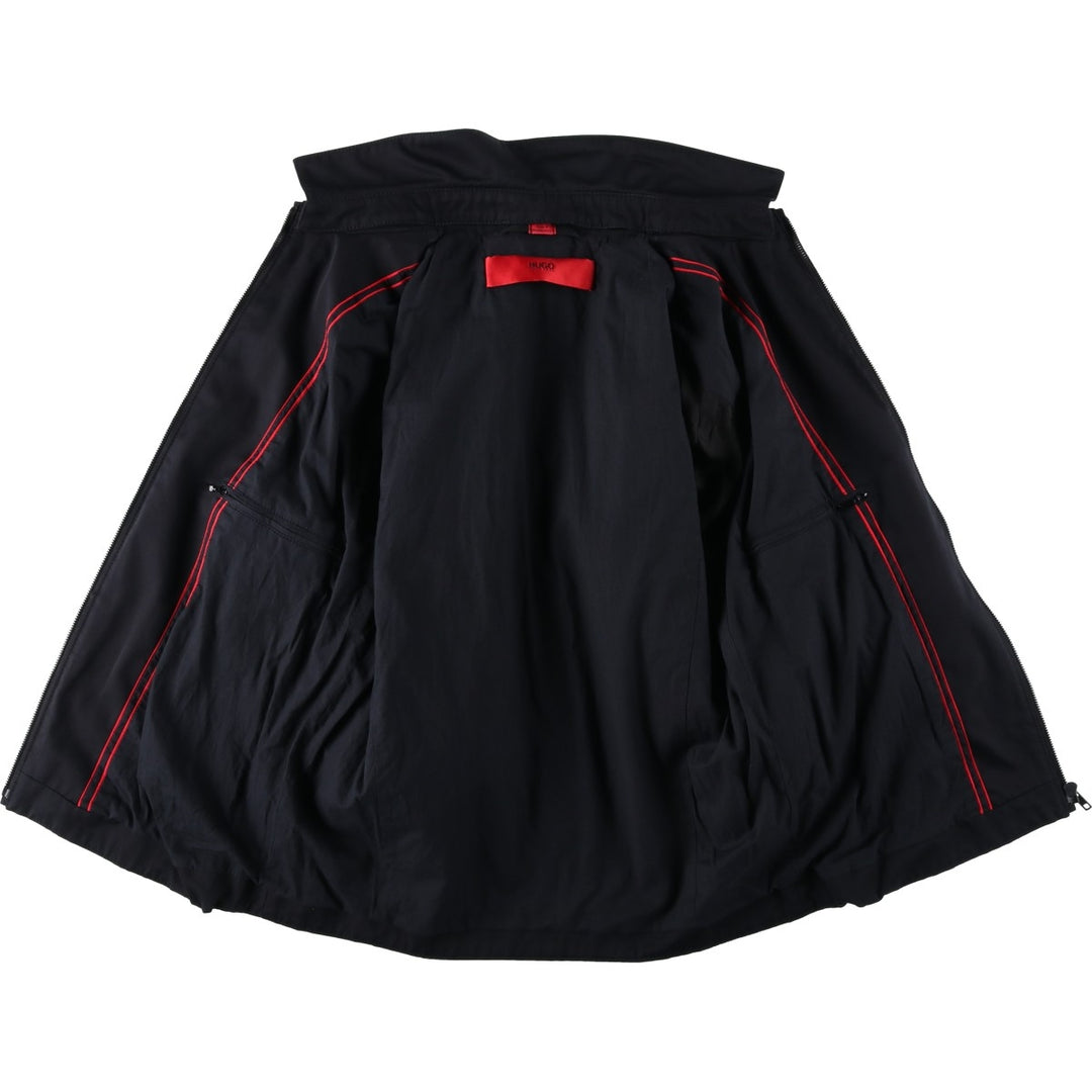 Hugo Boss Swing Top Sports Jacket, Men's Size L (approx.) unclear black type Vintage Second Hand