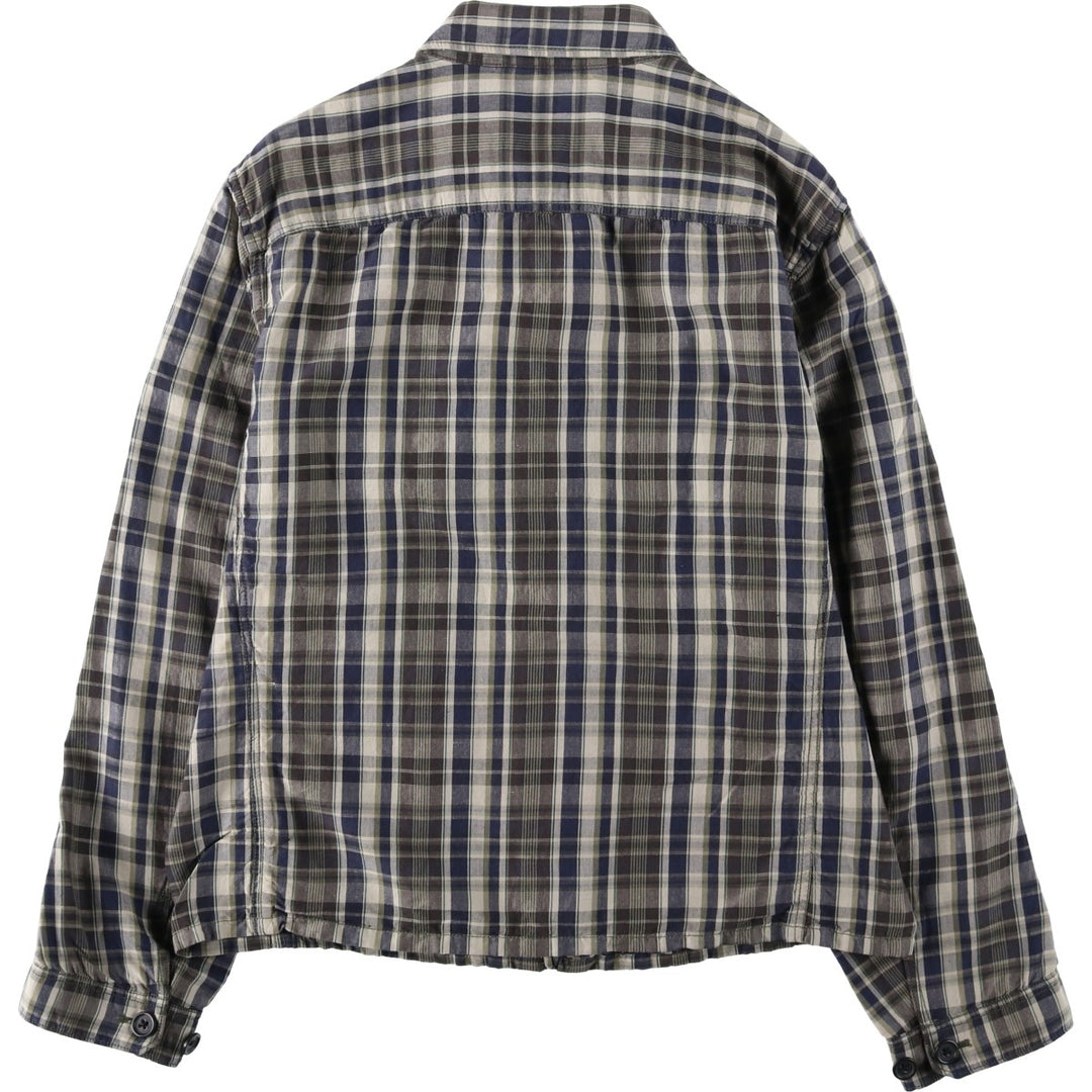 2000'S Banana Republic Check Pattern Swing Top Sports Jacket, Men's Size XL linen green type Vintage Second Hand