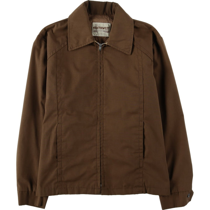 The NORTHWEST Swing Top Sports Jacket, Men's Size L (approx.) unclear brown type Vintage Second Hand