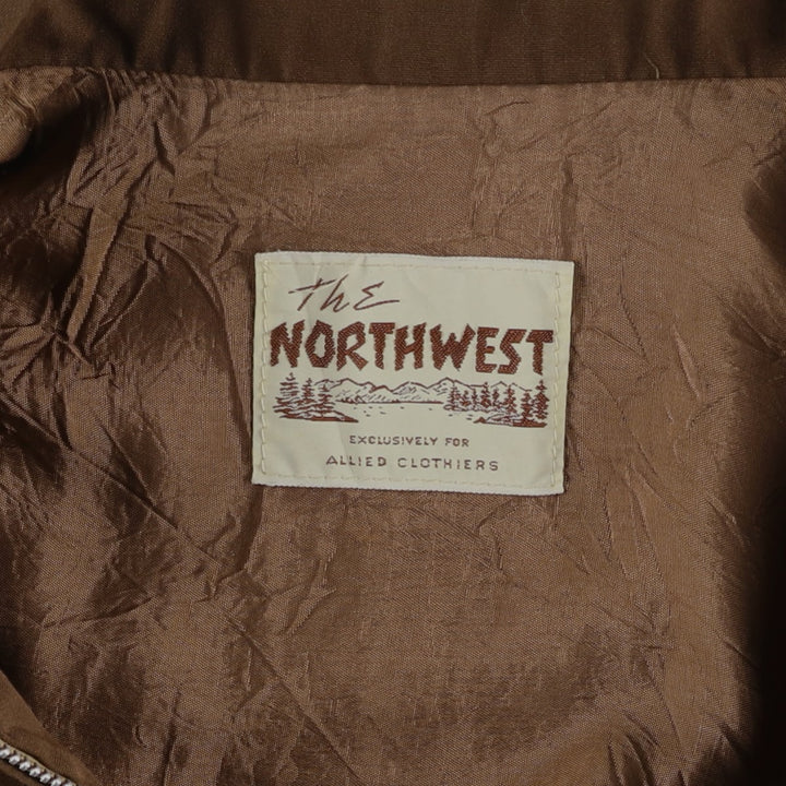 The NORTHWEST Swing Top Sports Jacket, Men's Size L (approx.) unclear brown type Vintage Second Hand