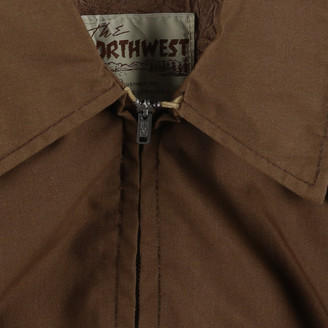 The NORTHWEST Swing Top Sports Jacket, Men's Size L (approx.) unclear brown type Vintage Second Hand