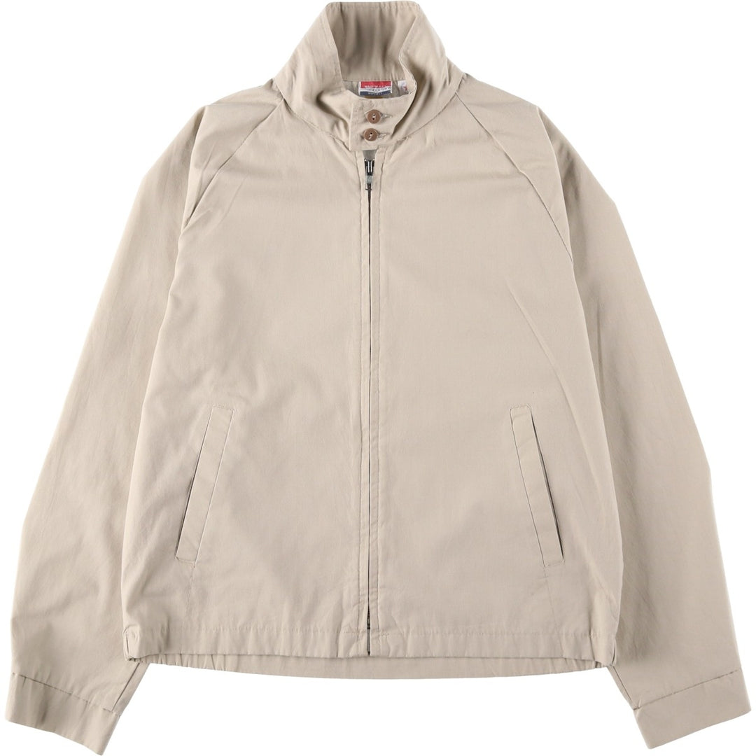 Manhattan Harrington Jacket Swing Top, Made in USA, Men's Size M (Equivalent), Vintage unclear Beige type Vintage Second Hand