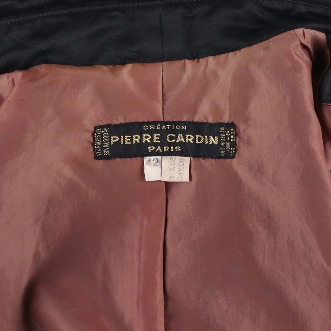 Pierre Cardin zip-up jacket, men's size S (approx.), vintage. polyester black type Vintage Second Hand
