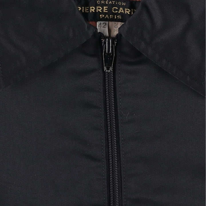 Pierre Cardin zip-up jacket, men's size S (approx.), vintage. polyester black type Vintage Second Hand