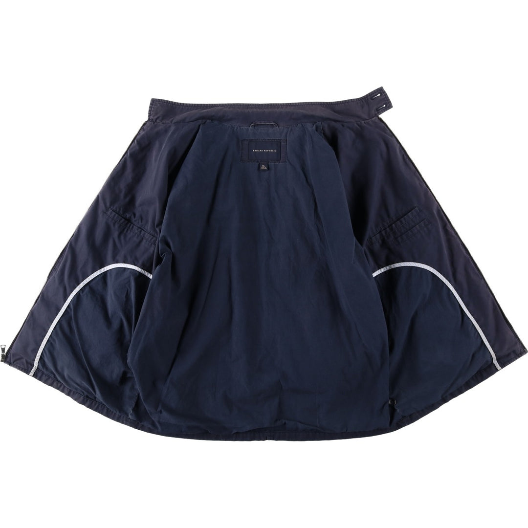 Banana Republic Harrington Jacket Swing Top (Men's XL equivalent) cotton navy blue type Vintage Second Hand