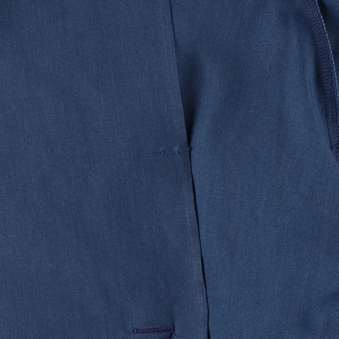80s-90'S Sportsmaster Harrington Jacket, Swing Top, Made in USA, Men's XL equivalent, Vintage Dacron Polyester navy blue type Vintage Second Hand