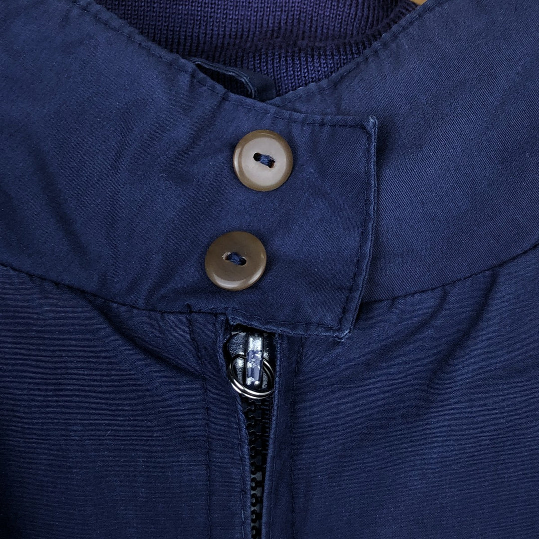 80s-90'S Lands' End Harrington Jacket Swing Top, Men's Size L (approx.), Vintage polyester navy blue type Vintage Second Hand