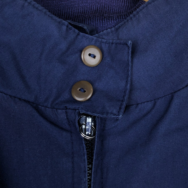 80s-90'S Lands' End Harrington Jacket Swing Top, Men's Size L (approx.), Vintage polyester navy blue type Vintage Second Hand