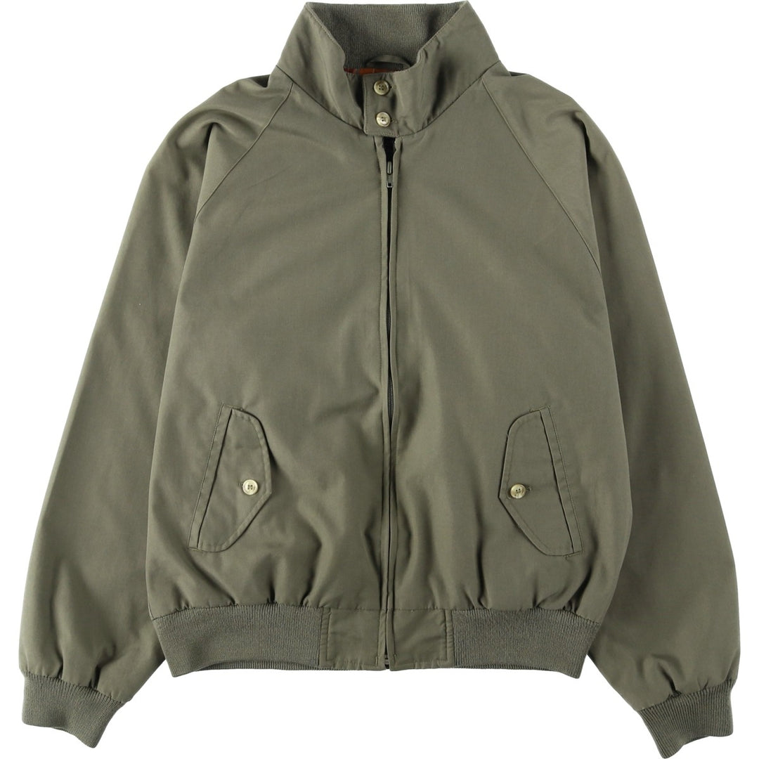 80s-90'S Lands' End Harrington Jacket Swing Top, Men's Size M (approx.) polyester Khaki type Vintage Second Hand