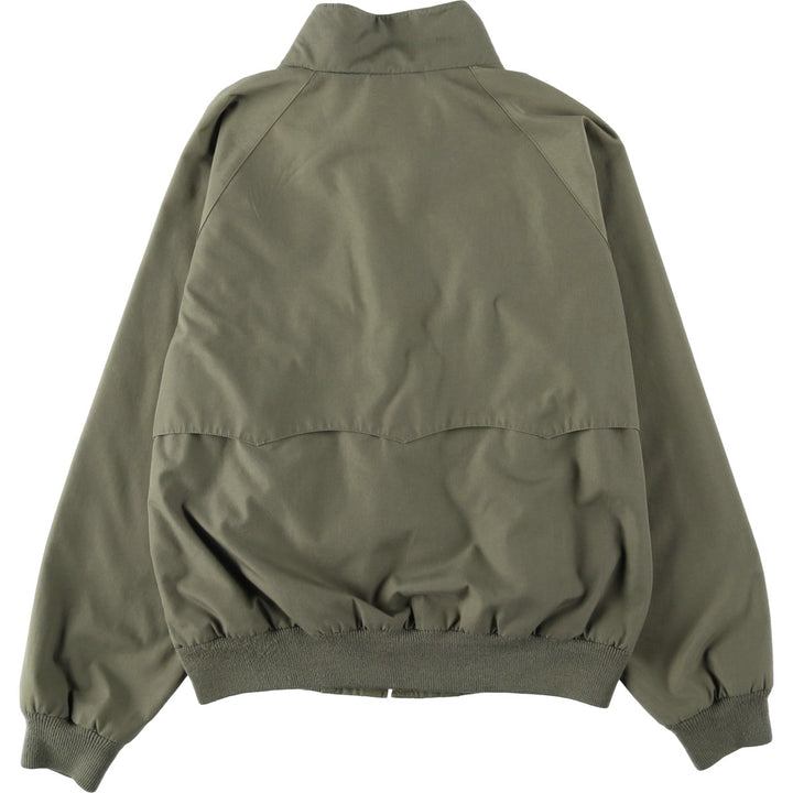 80s-90'S Lands' End Harrington Jacket Swing Top, Men's Size M (approx.) polyester Khaki type Vintage Second Hand