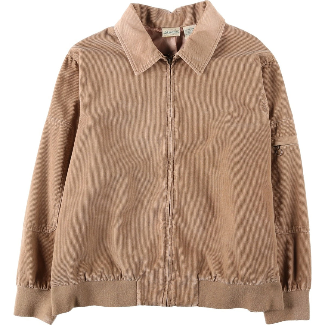 1990'S St. John's Bay corduroy swing top sports jacket, men's size XL equivalent, vintage. cotton Beige type Vintage Second Hand