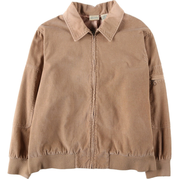 1990'S St. John's Bay corduroy swing top sports jacket, men's size XL equivalent, vintage. cotton Beige type Vintage Second Hand