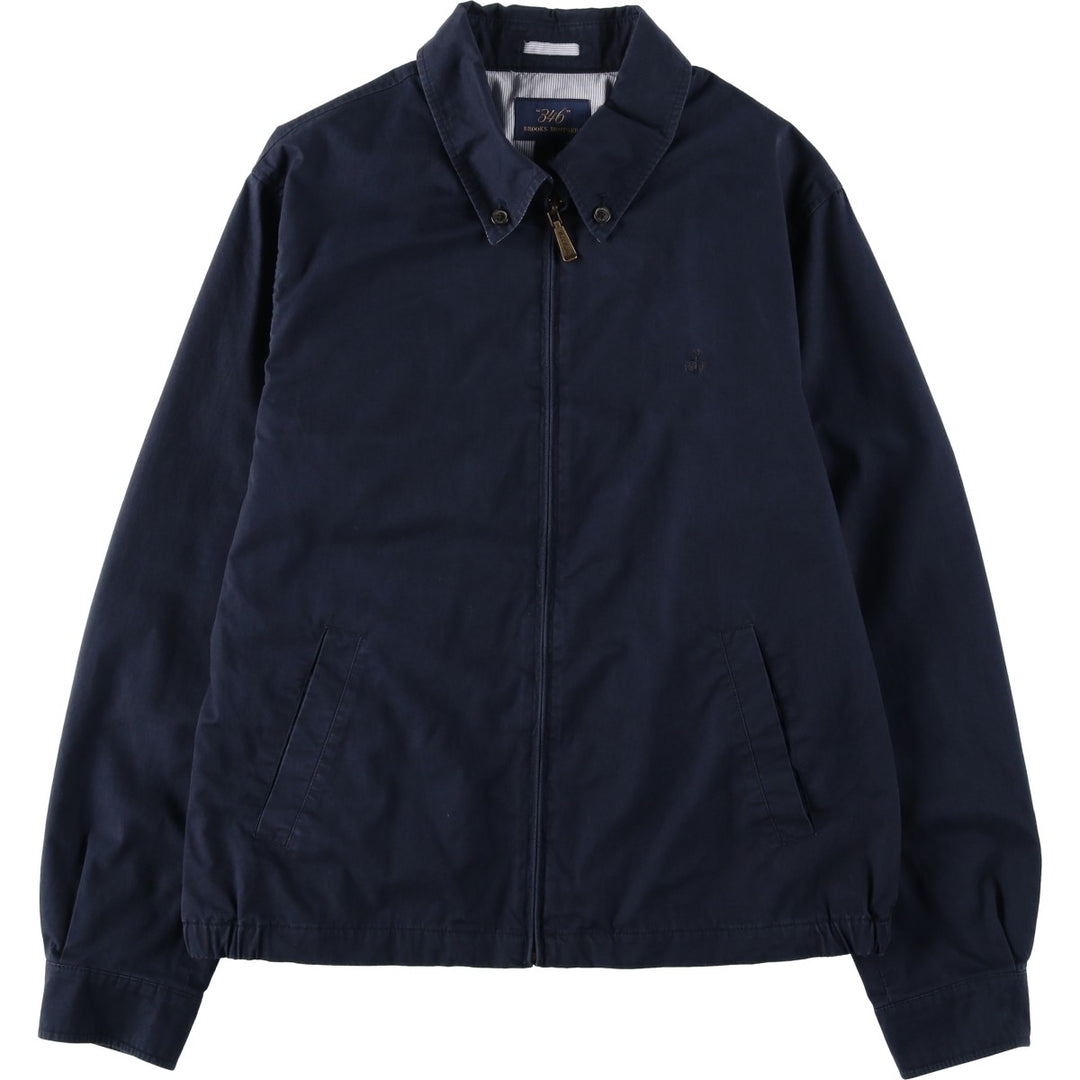 Brooks Brothers 346 Swing Top Sports Jacket, Men's Size L cotton navy blue type Vintage Second Hand