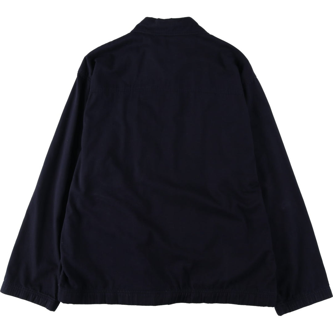 Ralph Lauren CHAPS Swing Top Sports Jacket, Made in Russia, Men's Size L (approx.) cotton navy blue type Vintage Second Hand